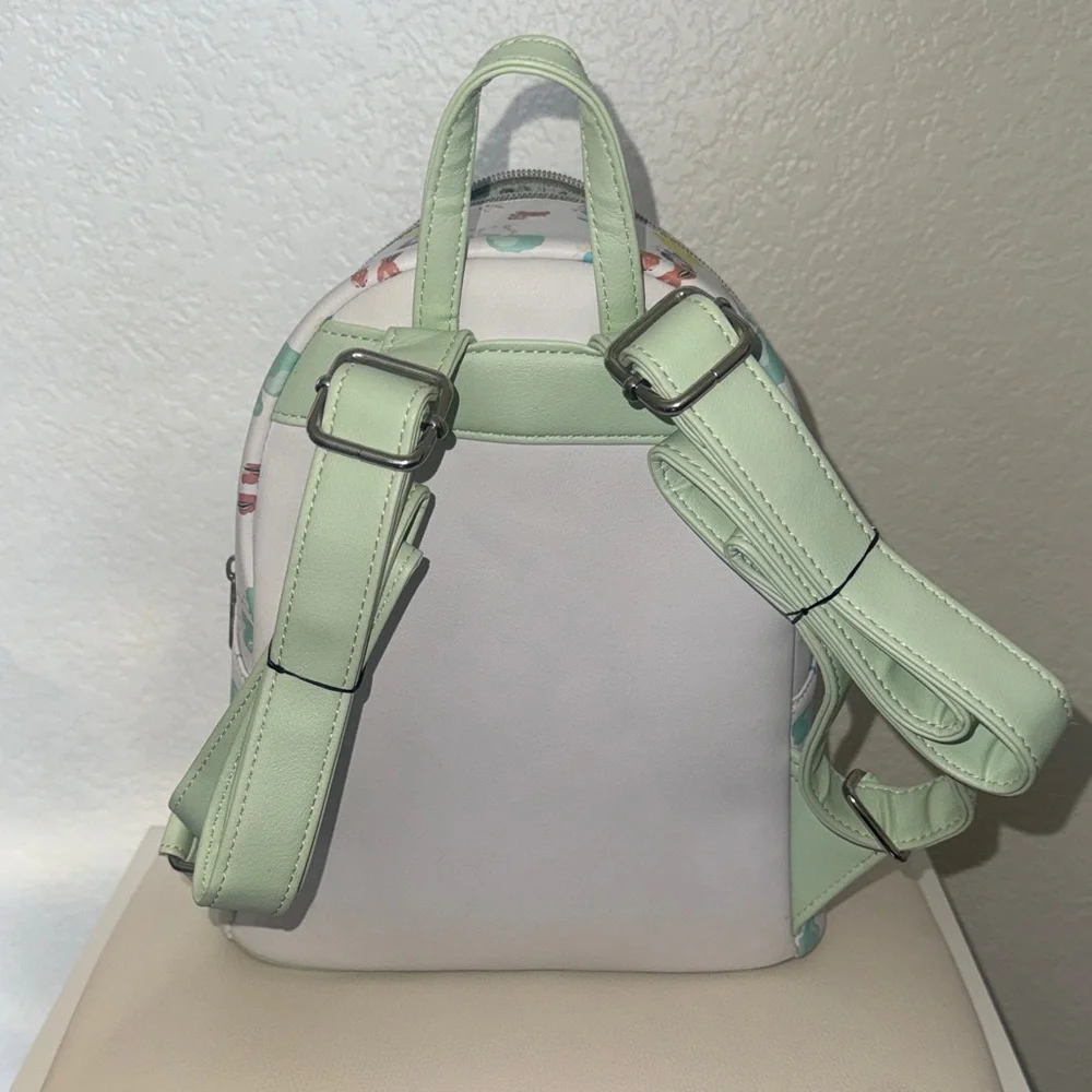 Loungefly Disney Princess Snow White Mini Backpack - White and Mint